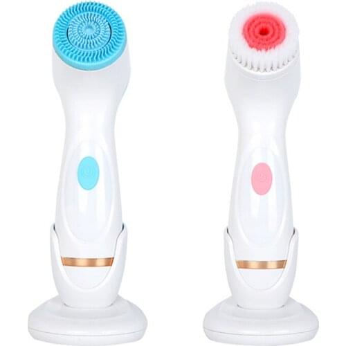 Dropshipping Rotating Brush Sonic Face Spa System Deep Cleansing Skin Blackhead Facial Brusher