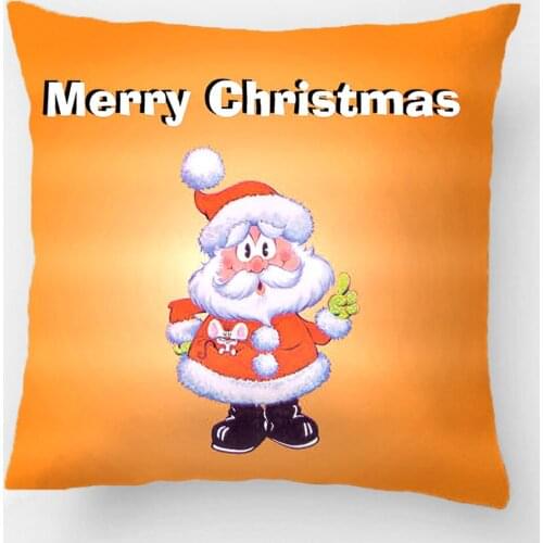 Merry Christmas Santa Claus Wedding Decorative Cushion Cover Pillow Case Customize Gift By Lvsure For Car Sofa Seat Pillowcase