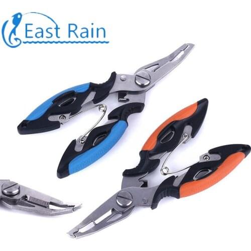 East Rain Fishing lurea Plier Scissor Braid Line Lure Cutter Hook Remover Tackle Tool Cutting Fish Use Tongs Scissors