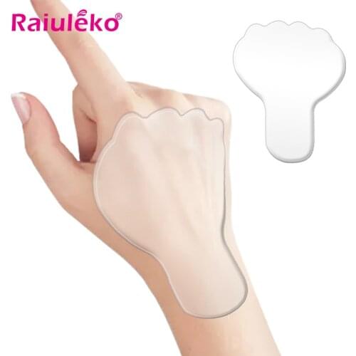 Hand Neck Eye Face Anti-wrinkle Silicone Pad Reusable Medical Silicone Chest Pad Anti-Wrinkle Forehead Frown Lines Removal