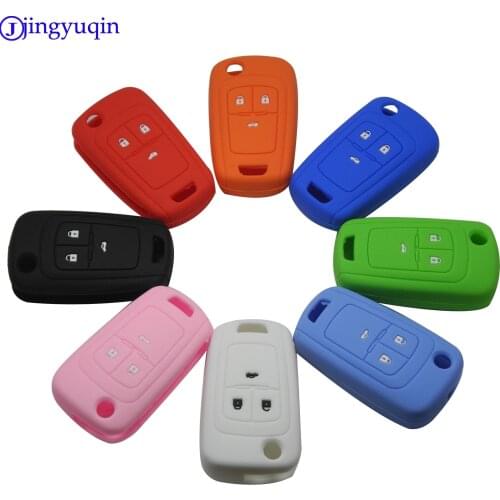 Jingyuqin 3B Silicone Key cover For Chevrolet Regal Lacrosse Encore Excelle GT/XT /Opel Astra VAUXHALL MOKKA Zafira For Buick