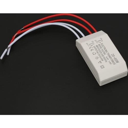 Voltage transformer 220V to AC 12V Electronic Transformer Voltage Converter 20 TO 60W Smart Power Supply Driver inverter