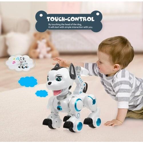 K10 Intelligent Dog Remote Control Robot Dog Programmable Touch-sense Music Song Toy for Kids Boys Girls Gifts LE NENG TOYS