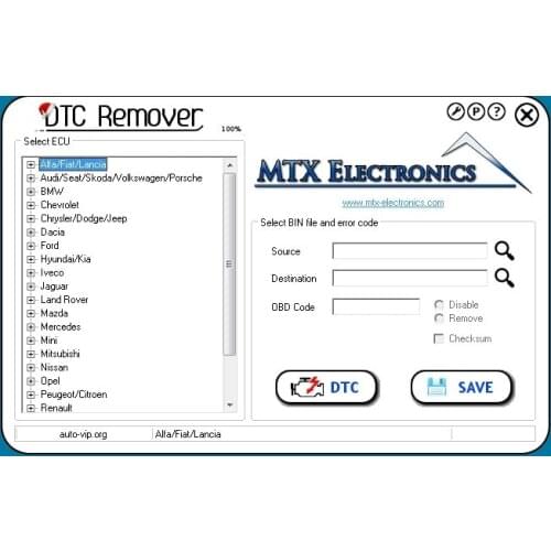 MTX DTC Remover 1.8.5.0 With Keygen+9 Extra ECU Tuning SW Car ECU Fault Code Remover ECU Remap Programmer For KESS KTAG FGTECH