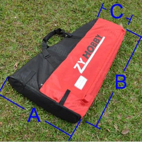 35CC Waterproof Airplane Wing Protection Bag For 20-40CC or 120E-170E Plane Red Color Zyhobby