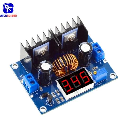 XL4016 8A 200W 3 Bit Digital LED Voltmeter PWM Adjustable Step-Down Buck Converter Boost Module DC-DC Power Supply Board Module