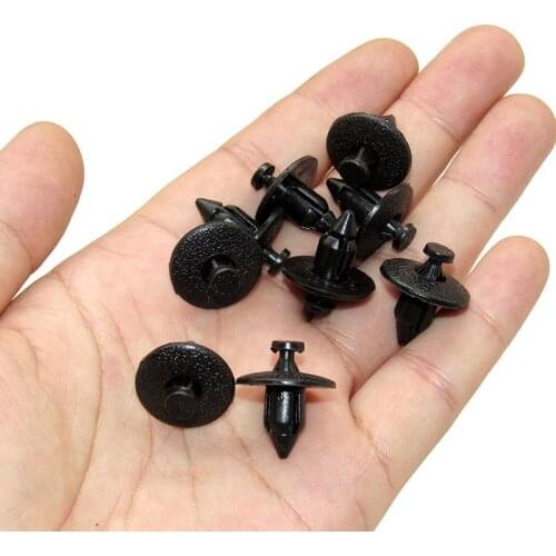 10Pcs For Volvo Plastic Rivet Fastener Clips For trim panels bumper fascias lining 3541113