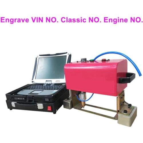 14040 Auto Parts Portable Dot Pin Vin Number Printing Machine pneumatic Chassis Number Marking Machine for Sale