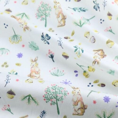 160cm*50cm princess bunny baby cotton cloth patchwork fabric Apparel dress cloth DIY bedding quilting fabric material sewing