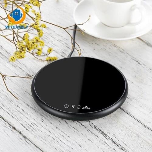 18W 220V Digital Display 55 Degree Tea Warmer Milk Water Cup Warmer Heater Pad Heating Base Teapot Holder Insulation Base