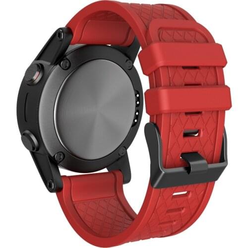 26MM Sport Strap For Garmin Fenix 2/Fenix 1/Fenix 3/Fenix 3 HR/Fenix 5X Watch Accessories Casual Silicone Adjustable Strap Band