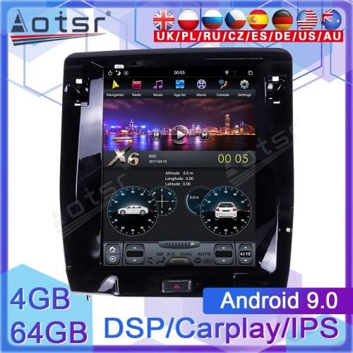 Android 9 Tesla style Vertical screen GPS Navi Car Multimedia Radio Player For Maserati Quattroporte 2013 2014-2016 head unit