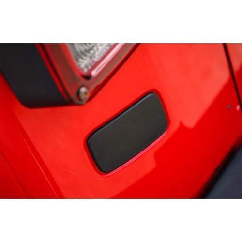 Car Exterior Rear Tail Door Under Left Light Lamp Trim Cover Styling For Jeep Wrangler JK 2007 up Accessories ABS