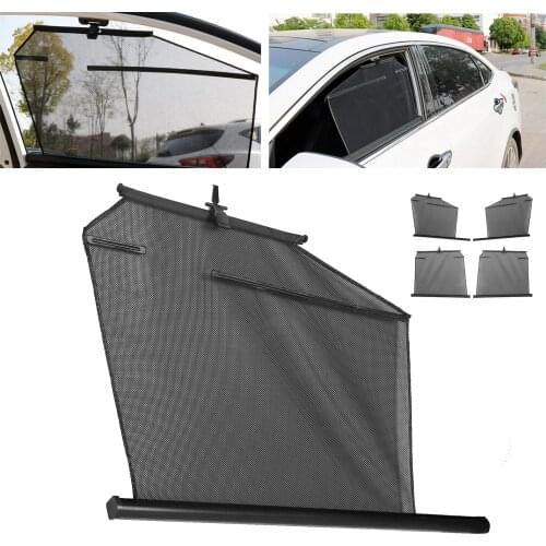 Universal Car Sun Shade Automatic Lifting Telescopic Curtains UV Protection for Car Truck SUV