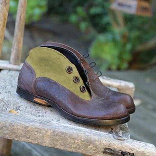 BLXQPYT Designer Brand Luxury Women Shoes 2021 Plus Size 35-43 Ankle Boots Womens Comfort Leather Boots Zapatos De Mujer 634