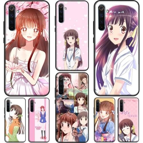 Honda Tohru Fruits Basket Case For Realme 6 7 8 Pro Q3 GT Neo C21 C15 C3 Funda For OnePlus 8 Pro 9 Pro Nord 7T 8T 9R