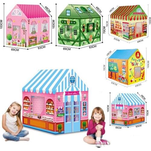 Kids Tents Play Tent Boy Girl Princess Castle Indoor Outdoor Kids House Pit Pool Cosplayhouse