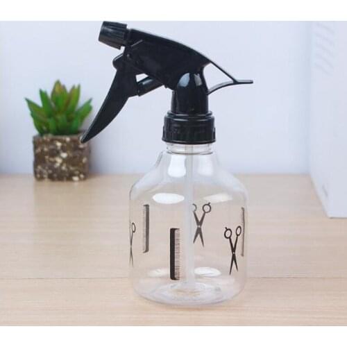Misting Spray Bottle 250ML Hairdressing Spray Bottle Plastic Clear Empty Container Water Bottle For Hair Styling Plants