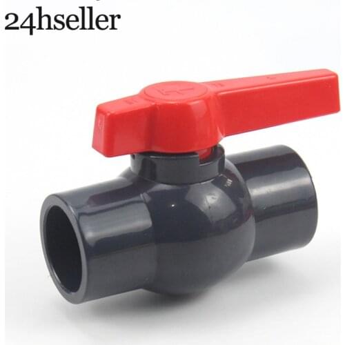 ID20mm-110mm UPVC Side Handle Simple Ball Valve Garden Irrigation Hose Connection PVC Ball Valve Aqua Drainage Joint Switch