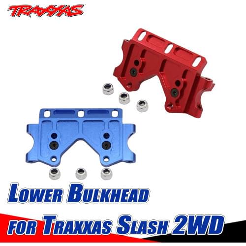 Metal Alloy Front Lower Bulkhead Metal Part Atomik Upgrade Accessories for 1/10 Traxxas Slash 2WD RC Crawler Car RC-TRX 2530