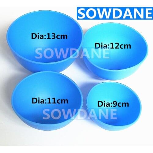 New Dental Rubber Mixing Bowl Plastic Flexible Medical Lab Silicon Bowl For Oral Hygiene Teeth Whitening Tool