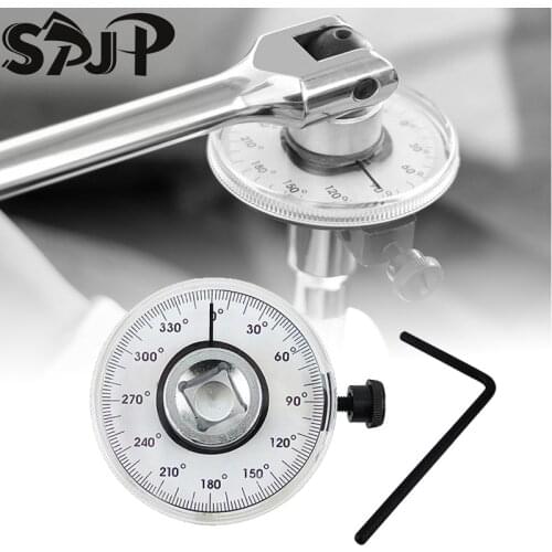 Professional Adjustable 1/2 inch Drive Torque Angle Gauge Car Auto Garage Tool Set Measure Hand Tool Wrench