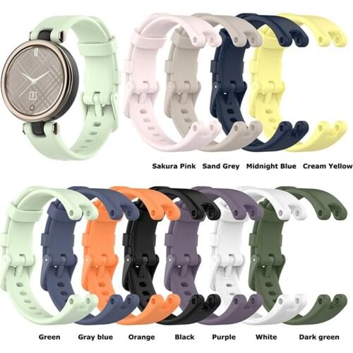 Silicone Watch Strap Wrist Band Replacement Accessories With Install And Remove Tools for Garmin Lily Watch