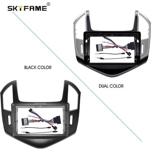SKYFAME Car Frame Cable canbus For CHEVROLET Cruze 2013-2015 Screen Dask Kit Fascia Frame