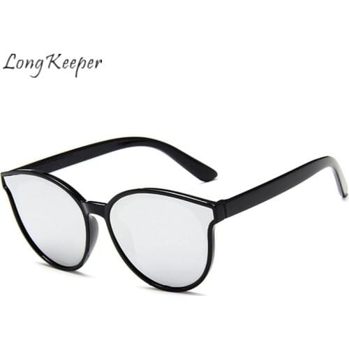 Long Keeper Sunglasses Cat Eye Kids Girl Boy Children Sun Glasses PC Frame Clear Len UV400 Eyeglasses Eyewear Fashion Outdoor