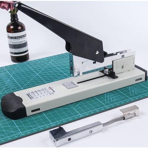 Heavy Type Metal Stapler Bookbinding Stapling 120 Sheet Capacity Office Tools Fit Staples(pins) 23/13, 23/10,23/8,23/6 DIY Set