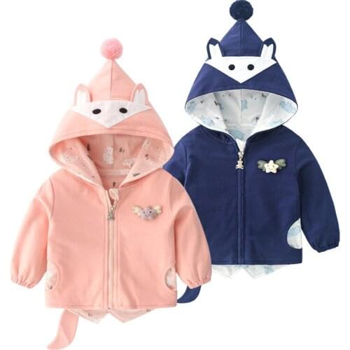 Spring Children Hooded Clothing 2020 Autumn Outerwear coats For baby girls Clothes Children Hoodies Jacket cute girl lovely coat