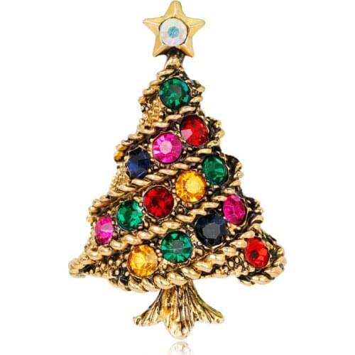 Jewelry Christmas Brooch Pins Set Holiday Brooch Christmas Tree Snowman Xmas Pin Lot Party Favor Christmas Brooch Pin Set Gifts