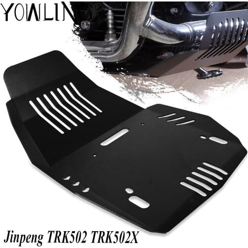 For Benelli Jinpeng TRK502 TRK502X TRK 502 502X 2018-2019 Motocycle Accessorie Aluminium Alloy Skid Plate Bash Frame Guard Cover