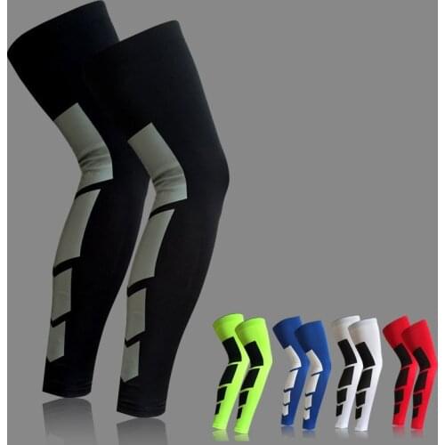 1PCS Thigh Compression Sleeves Knee Brace Elastic Lycra Basketball Leg Warmers Windproof Sun Protection Leggings
