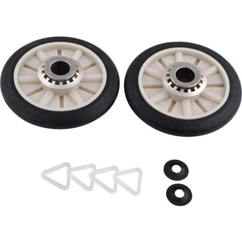 2PCS 349241T Dryer Drum Roller Kit for Whirlpool Kenmore Sears