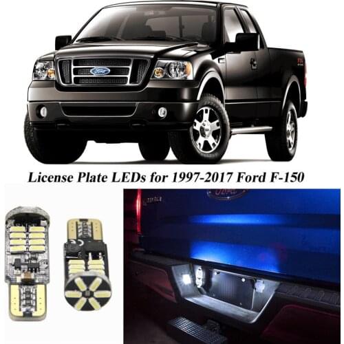 2pc Canbus Led Parking Lamp License Plate Lamp Bulb For Ford F-150 1997-2017 T10 194 168 Led Replacement Halogen Bulb