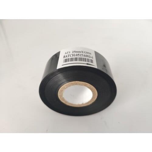 25/30/35mmX120m manufacturing date printing machine Black color hot stamping ribbon