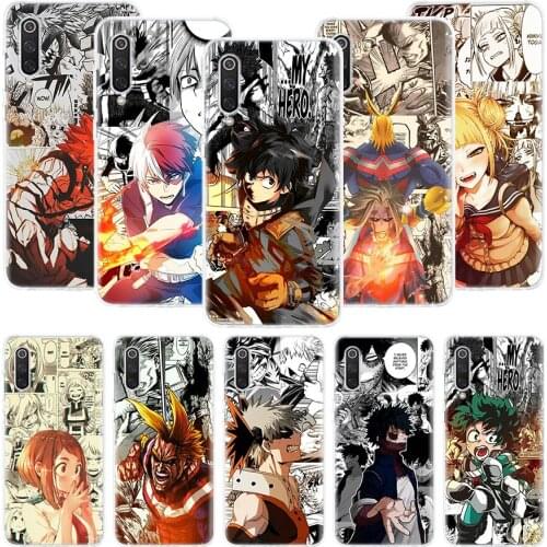 My Hero Academia Deku Phone Case For Xiaomi Mi Note 10 11 9 8 10T 9T CC9 A1 A2 A3 5X 6X Pocophone F1 X3 F2 Pro Lite Coque Cover