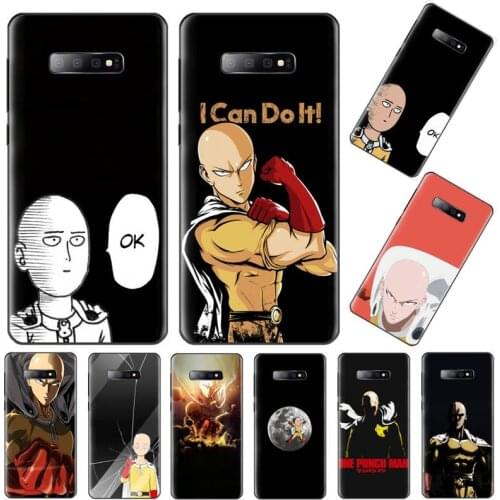 Anime One Punch Man Phone Case For Samsung Galaxy S7 S8 S9 S10 S10e S20 s21 s30 plus lite Ultra 5g