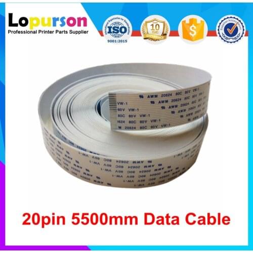 Long data cable for Galaxy Printer UD-181LA / UD-1812LA / UD-1812LC / UD-2512LC / UD-3212LC 20pin 5500mm Data Cable