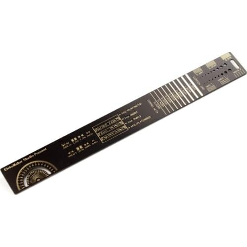 EleksMaker25cm Multifunctional PCB Ruler Measuring Tool Resistor Capacitor Chip IC SMD Diode Transistor Package Electronic Stock
