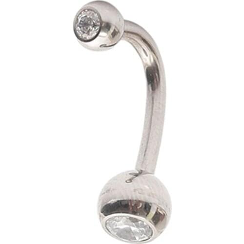 ASTM F136 Implant Grade Titanium Internally Threaded Curved J Barbell Bar