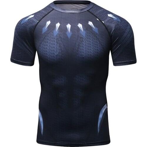 2021 Summer Fashion Over Sized Digital Printing Short Sleeve Men Comfortable Outdoor Running Fitness Sports T Shirt