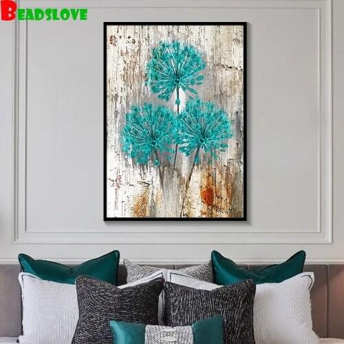 DIY Diamond Painting Picture of Rhinestones diamond embroidery flower Home Decoration G37