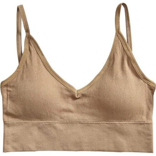 Underwear Woman Sports Bra Sexy U Back Beauty Back Tube Top Threaded Camisole Bottoming Without Trace