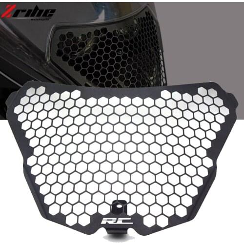 Head Light Guard For RC125 RC200 RC390 RC 125 200 390 2014-2021 Motorcycle Accessories Headlight Grille Guard Cover Protector