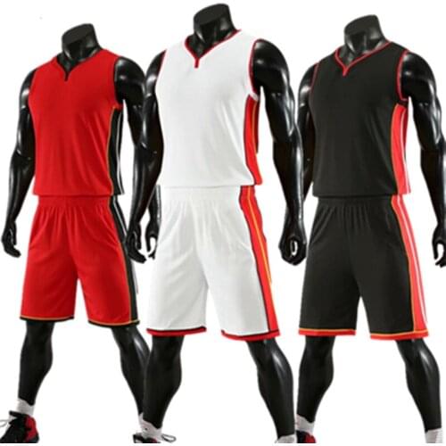 Kids Adult Basketball Jersey Set Child Women Men Basketball Uniform Shot Training Shirt Double Pocket Shorts Sports Clothing