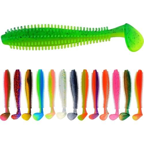 FISH KING Spikey Shad Fishing Lures 90mm 120mm Artificial Baits Wobblers Soft Lures Carp Silicone Fishing Soft Baits Tackle