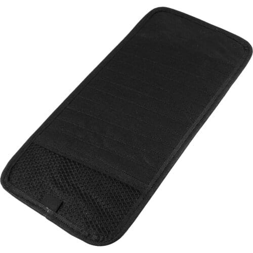 X Autohaux Black 12 Pieces Disk Cards Holder Dvd Cd Visor Pouch For Car Auto