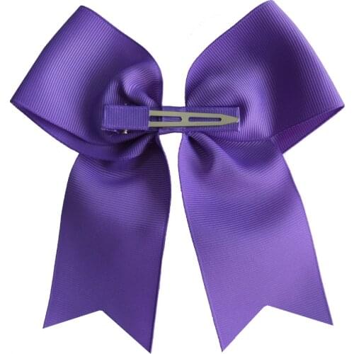 24 pcs 6 inch Bow WITH Clips Girls leading bows Hair clip Hairpins Dancing Large Grosgrain hair bow Hair Accessories